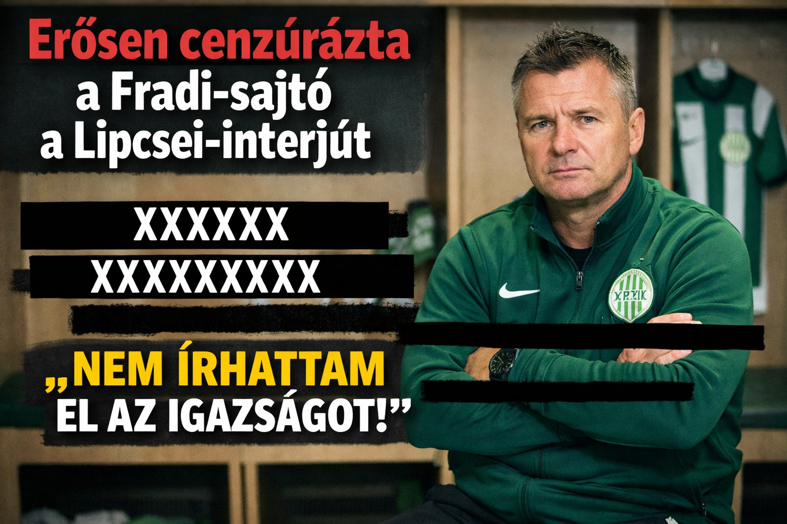 Erősen cenzúrázta a Fradi-sajtó a Lipcsei-interjút, így nem került adásba – VIDEÓ