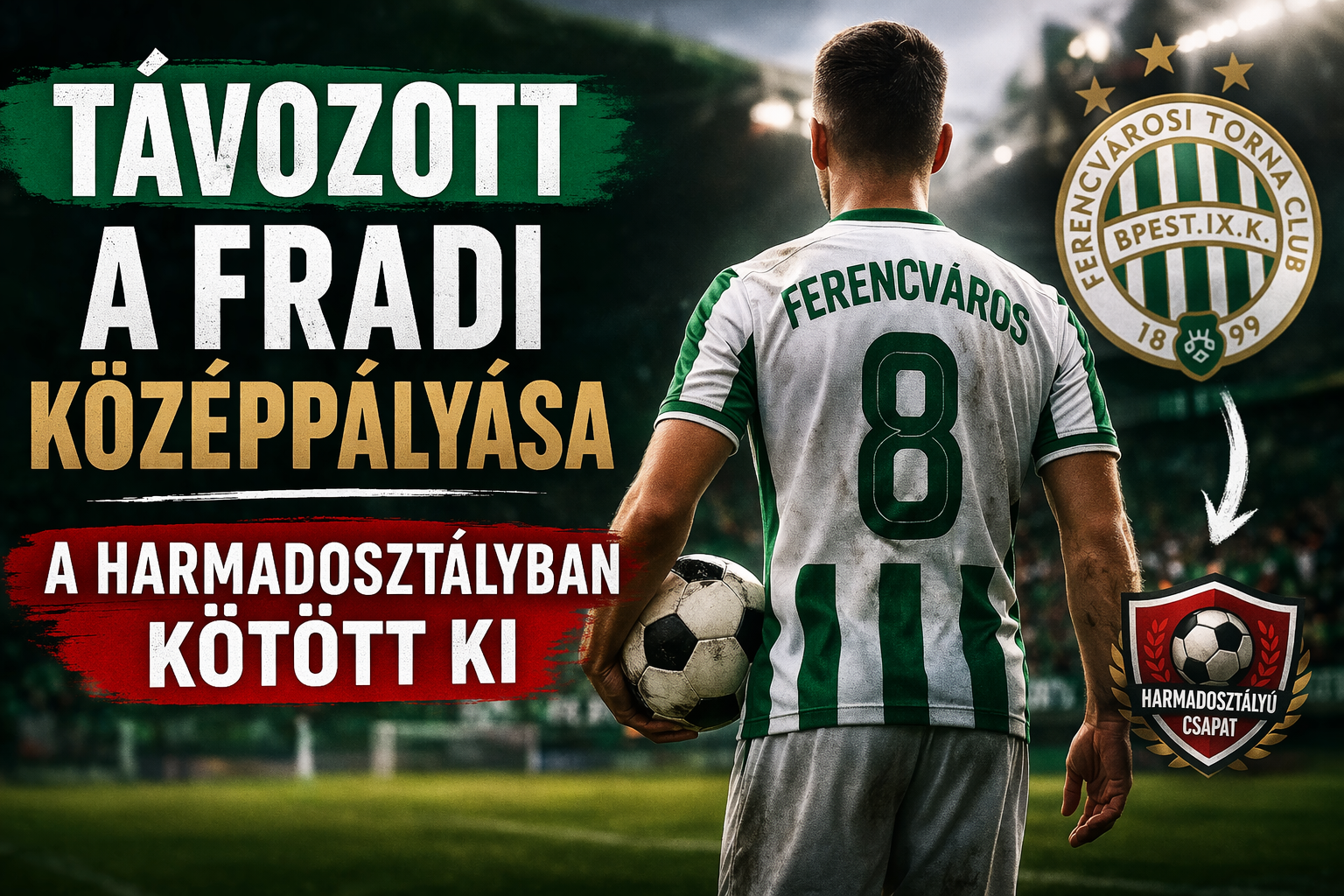 Távozott a Fradi középpályása, a harmadosztályban kötött ki – hivatalos